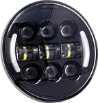 Letric Lighting Co LLC-DHL-5TS 5.75" Deluxe Headlight With Turn Signal, Black. Fixed Price $197.74.