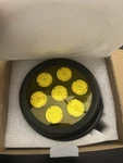 Lazer Star Lights Lxh Led 20 Watt 7" Round Yellow Lens Flood 21702A. Fixed Price $400.00.