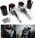 Smt- Chrome Billet Aluminum Headlight Fork Mounting Brackets. Fixed Price $28.64.