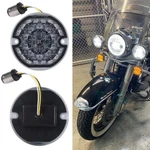 1157 Led Whiite Amber Turn Signals Light For Harley Electra Glide Ultra Classic. Fixed Price $29.05.