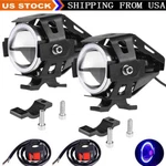 2PCS Angel Eyes Bright 125W Led Fog Motorcycle Headlight Driving Spot Lamp. Fixed Price $28.99.