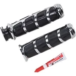 Kuryakyn 6375 Chrome Kinetic Iso Hand Grips For Metric Motorcycles. Fixed Price $137.99.