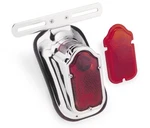 Biker's Choice Chrome Tombstone Taillight 12V Big Twin Custom 40-54 492476. Fixed Price $86.99.