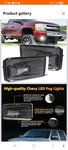 Bicyaco Led Fog Lights 5202 W/bulbs Compatible With Silverado 1500 Chrome. Fixed Price $105.00.