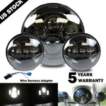 Black 7" Inch Led Projector Headlight Hi/low+passing Lights For Harley Touring. Fixed Price $60.99.