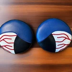 Yamaha Banshee YFZ350 Blue Marine Vinyl Headlight Covers Atv Padded Insert.. Fixed Price $58.00.