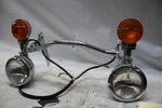 Passing Lamp Bracket W/ Turn Signals Complete 68712-94 1998 Harley Davidson Ultr. Fixed Price $175.00.