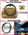 Fits Royal Enfield "black Aero Visor" For New Classic 350 Reborn. Fixed Price $33.35.