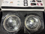 Hwstar 7" Halo Starry Dragon Eye Super Bright Led Headlights 6000K Chrome New. Fixed Price $80.00.