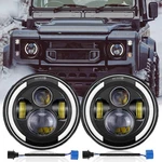 Pair 280W 7" Round Led Headlight Drl Hi/lo Beam For Land Rover Defender 90 & 110. Fixed Price $45.99.