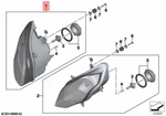 Genuine Bmw K54 0A15 Dipped-beam Headlamp 63128549330. Fixed Price $443.53.