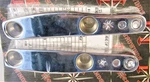 Harley Davidson Bracket Kit 2" Fork Spotlights Flh Chrome Headwinds 2-2606RLCAP. Fixed Price $49.99.