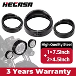 7" Headlight 4.5" Passing Fog Lamp Visor Trim Ring Bezel For Harley Road King. Fixed Price $38.74.