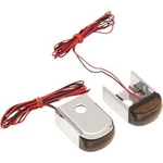 Alloy Art Chrome Red/smoke Led Fender Strut Marker Lights For Fxd Dyna 91-05. Fixed Price $182.90.