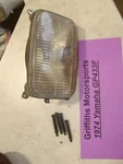 1974 Yamaha GP433F Stanley Oem Headlight Mount Screws Springs Lens. Fixed Price $24.00.