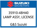 Suzuki Oem Part 35910-48H40 Lamp Assy, License. Fixed Price $52.46.