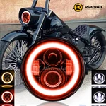 7" Inch Led Headlight Halo Hilo Beam For Harley-davidson Softail Springer Fxsts. Fixed Price $30.99.
