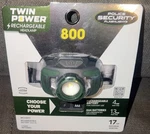 Police Security Twin Power 800-LUMEN 6-MODE Led Usb-c Rechargeable Headlamp. Fixed Price $29.99.