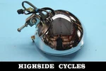 1233 99 Harley-davidson Softail Chrome Shell Mount Bucket. Fixed Price $70.00.