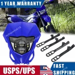 Motocross Led Headlight W/blue Fairing For Yamaha WR450F WR250F 2007-2023 W/mask. Fixed Price $79.90.