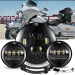 7" Led Headlight With 4.5" Fog Passing Lights For Harley Davidson Touring Motor. Fixed Price $76.99.