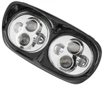 Namz Headlight For Road GLIDE-80WATT Hi/lo-black-chrome Finish-llc-lrh-bc. Fixed Price $143.80.