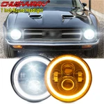 Ford Mustang 1965-1973 7" Inch Led Headlights W/ Drl Turn Signal Pair. Fixed Price $59.99.