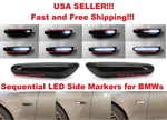 Smoked Lens Dynamic Sequential White Led Side Marker Lights For Bmw 1 3 5 Series. Fixed Price $19.99.