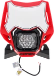 Acerbis Headlight- Vsl Lumen-x Red/black 2987941018. Fixed Price $175.95.