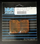 Drag Specialties Mini Amber Lens For Mimi-baron Lights Part No. #DS280167. Fixed Price $14.99.