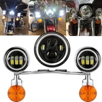 7" Inch Led Headlight & 4.5" Passing Lights Bar For Kawasaki Vulcan Vn 750 950. Fixed Price $195.99.