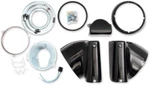 Drag Specialties 7" Black Headlight Cowl Nacelle Kit Harley Softail Fl 1986-2017. Fixed Price $496.03.