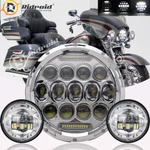 7" Inch Led Drl Headlight + Passing Lights For Harley Davidson Touring Road King. Fixed Price $58.98.