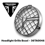 Oem Triumph Speed 400 Headlight Grille Bezel - 36TA0046. Fixed Price $86.00.