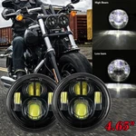 4.65" Led Headlight Twin Dual Projector For Harley Fat Bob Fxdf 2008-15. Fixed Price $79.00.