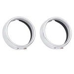 Harley-davidson 62-UP Chrome Passing Lamp Trim Rings French Style 69622-99A. Fixed Price $47.49.