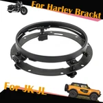 7 Inch Round Led Headlight Mount Bracket Trim Ring For Harley Davidson Softail. Fixed Price $18.99.