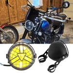 6.8" Headlight Hi/lo Fog Bracket + Mesh Grill For Triumph Scrambler Xc Xe. Fixed Price $36.48.