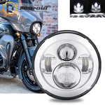 Chrome 7" Inch Led Headlight Projector Headlamp For Harley-davidson Motorcycle. Fixed Price $30.86.