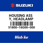 51800-16G00-000 Suzuki Housing Assy,headlamp 5180016G00000, New Genuine Oem Part. Fixed Price $230.94.