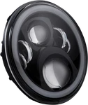 Custom Dynamics 7" Headlamp With Mounting Ring Black PG-7-13-B. Fixed Price $279.95.
