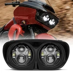 Dot Dual Headlight Hi/lo Sealed For Harley Touring Road Glide Fltr 1998-2013. Fixed Price $96.99.