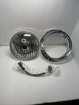 Harley-davidson 68342-05A Bar Shield 7" Head Light Lamp + Bulb/ Bracket. Fixed Price $40.00.