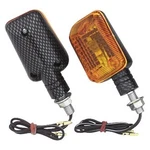 Bikemaster 268039 Mini Stalk Carbon Marker Light Kit W Amber Lenses. Fixed Price $24.35.