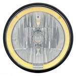 United Pacific 7" Crystal 9007 Headlight With Amber Led Halo Ring 31284. Fixed Price $61.49.
