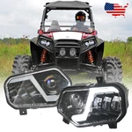 Lh+rh Led Headlight Kit For Polaris Rzr Xp 900/4 900/800/S Eps Xc Mv Limited. Fixed Price $140.12.