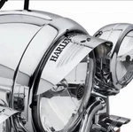 Harley Willie Oem New Skull Headlamp Visor Softail Flhx Street Glide Touring. Fixed Price $89.00.