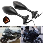 Motorcycle Mirrors Led Turn Signals For Suzuki Hayabusa SV650S/1000S GSX750F Mt. Fixed Price $39.24.