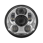 Hogworkz 5-3/4" White Led Chrome V2 Head Lamp Light 45W Harley Dyna Softail Xl. Fixed Price $219.00.