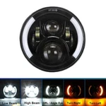 7" Led Projector Headlight W/ Left Right Turn Signal Blinker For Harley Davidson. Fixed Price $65.09.